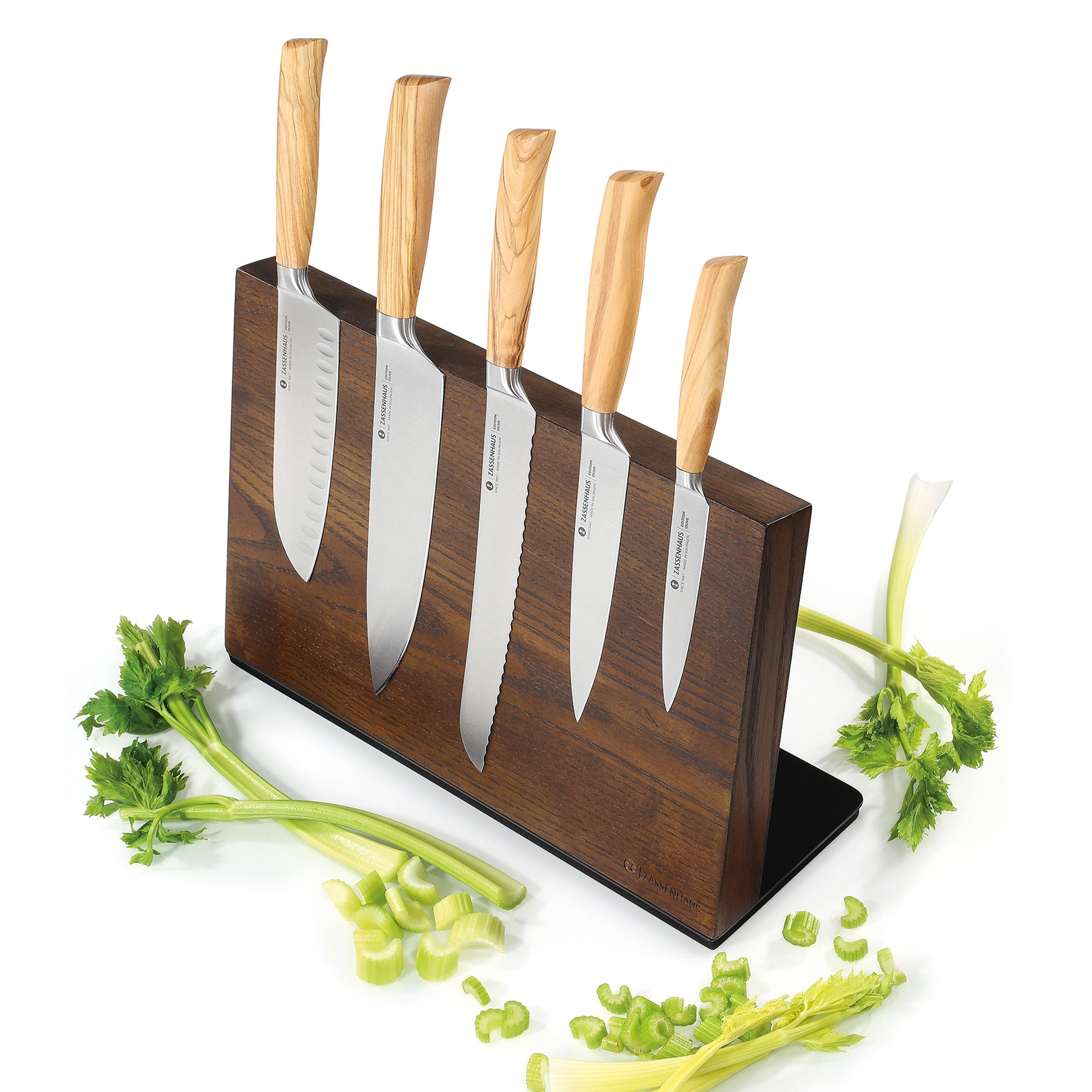 Zassenhaus - Magnetic knife block STUDIO, ash