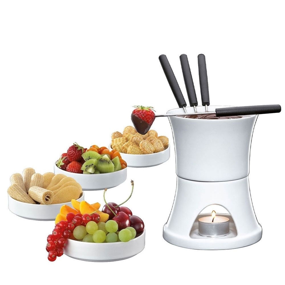 Cilio - Chocolate fondue set 10 pieces