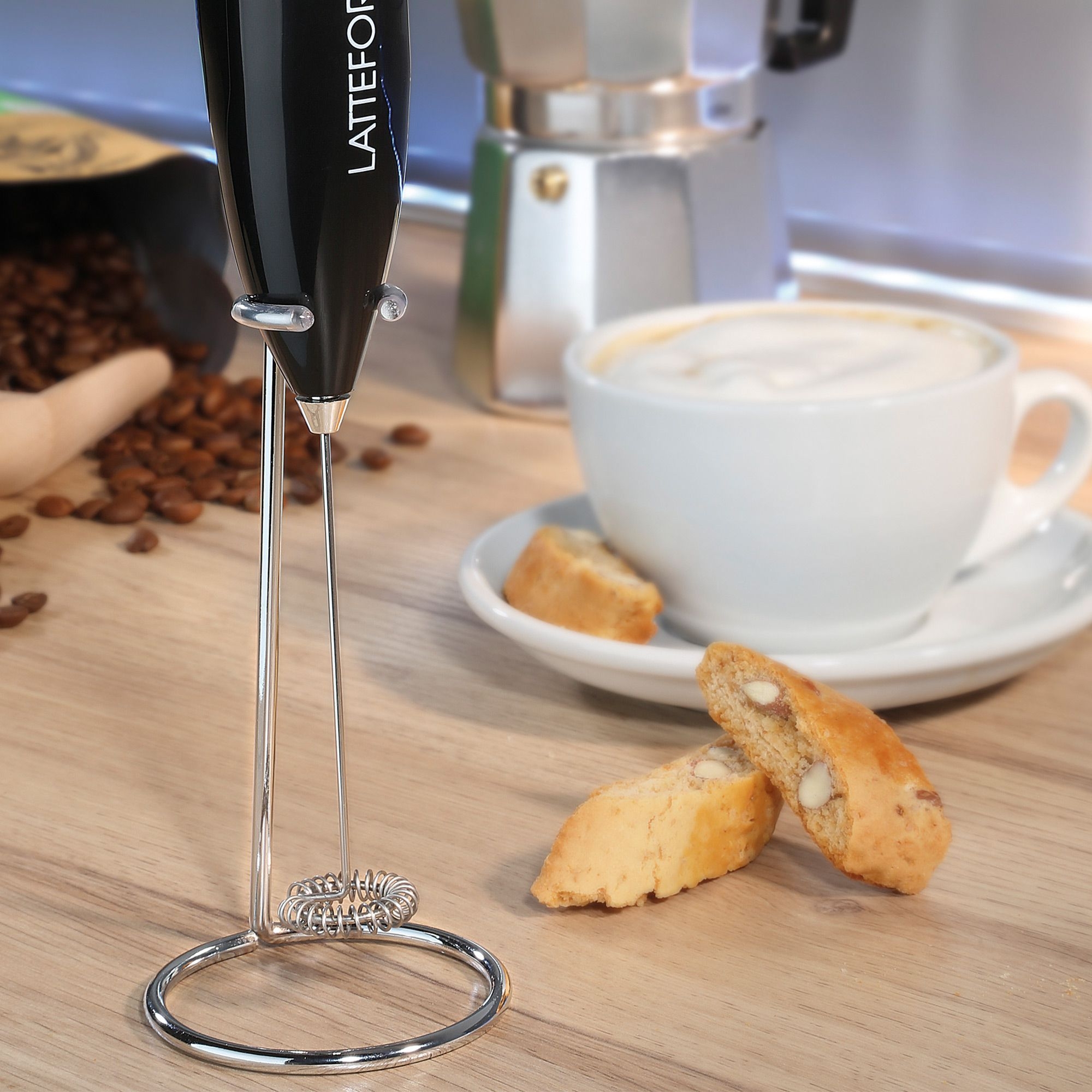 cilio - Milk frother LATTEFORTE - schwarz matt