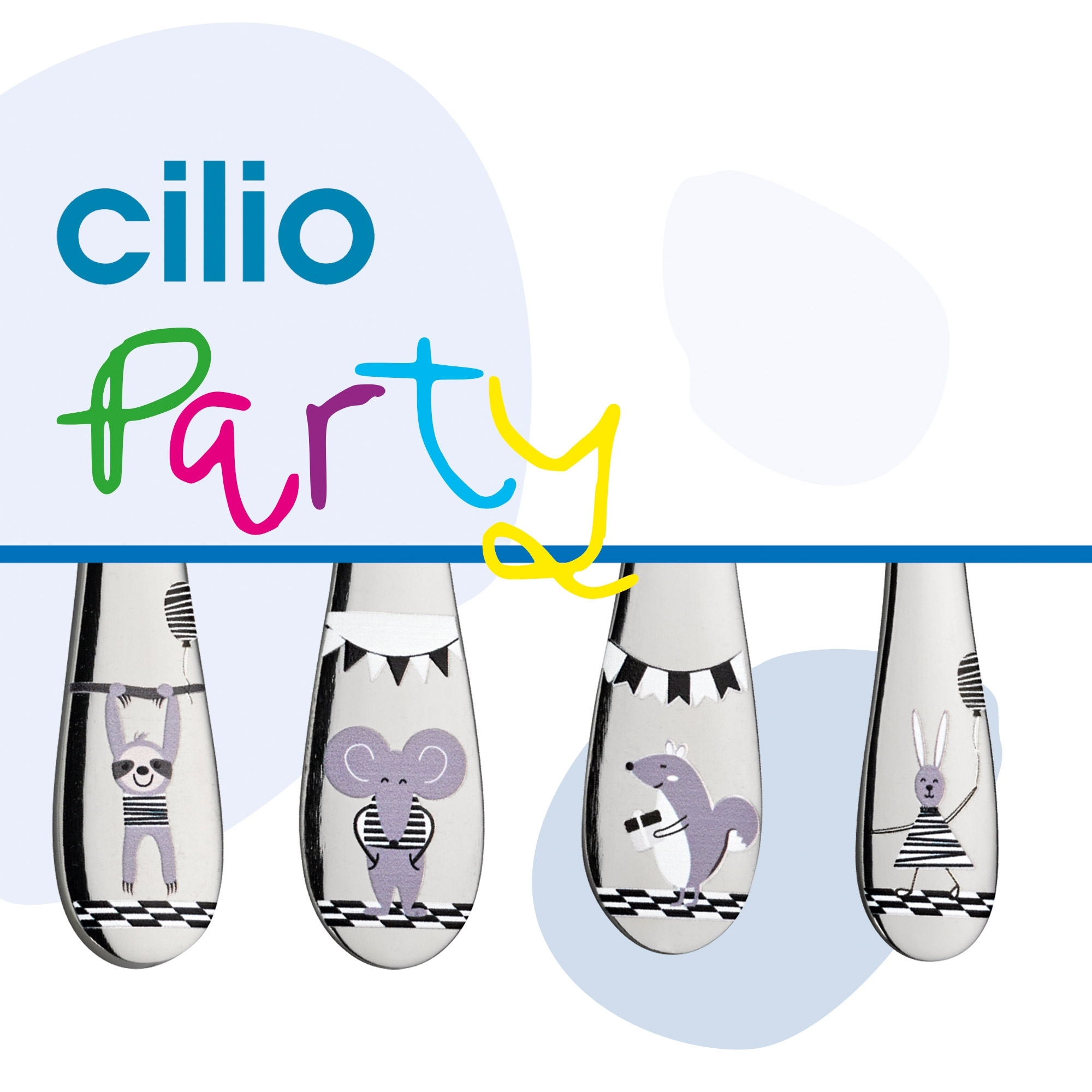 Cilio - Children's cutlery PARTY 4 pcs.