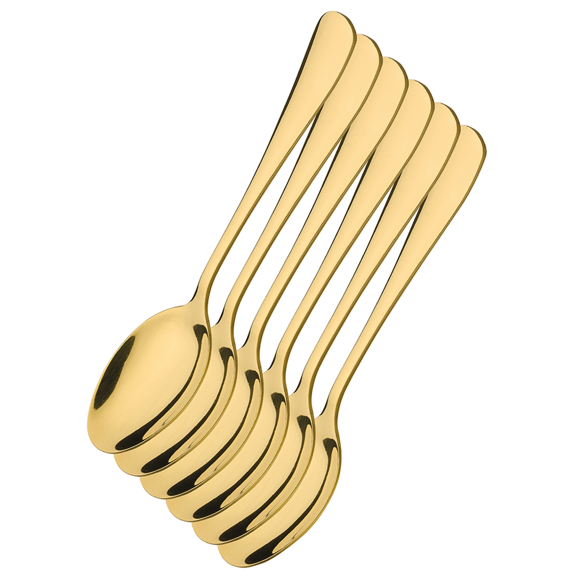 Cilio - Kaffeelöffel 6er Set - Gold