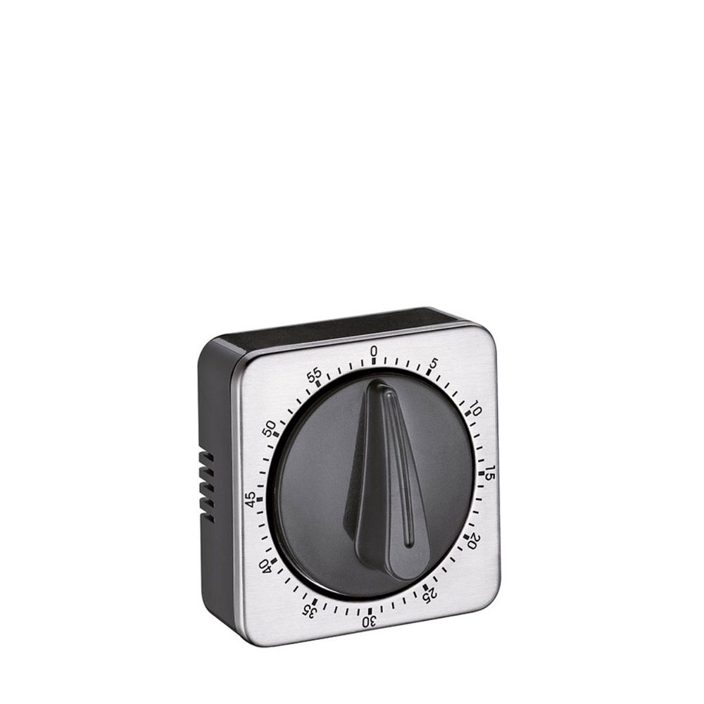 cilio - Timer CUBE - Satin Stainless Steel